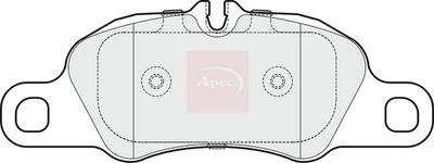 APEC Brake Pad Set, disc brake PAD1677
