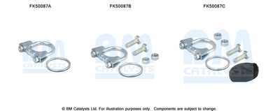 Монтажен комплект, изпускателна тръба BM Catalysts FK50087