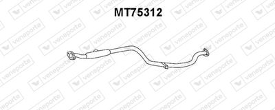 Предглушитель выхлопных газов VENEPORTE MT75312 для MITSUBISHI COLT