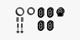 SET MONTARE SISTEM DE ESAPAMENT HJS 82438056
