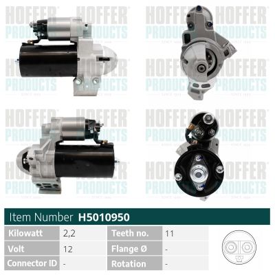 стартер HOFFER H5010950