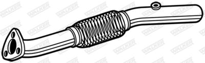 Mjuk rörledning, avgassystem WALKER 10644