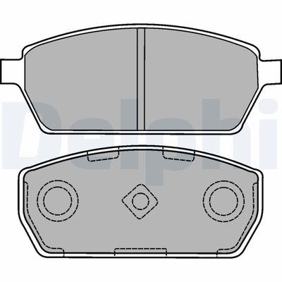 BREMSBELAGSATZ SCHEIBENBREMSE DELPHI LP1430