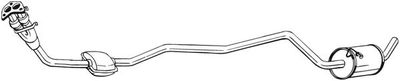 BOSAL Mittelschalldämpfer