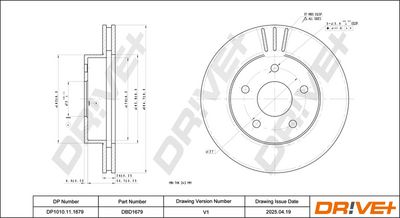 спирачен диск DR!VE+ DP1010.11.1679