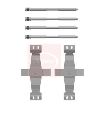 APEC Accessory Kit, disc brake pad KIT1518