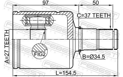 SET ARTICULATIE PLANETARA FEBEST 2311T6ATLH 1