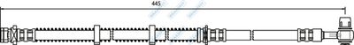 APEC Brake Hose BHO4196