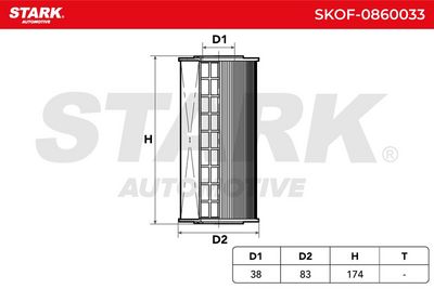 маслен филтър STARK SKOF-0860033