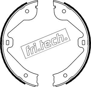 Zestaw szczęk hamulcowych, hamulec postojowy FRI.TECH. 1052.131