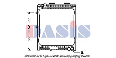 Kylare, motorkylning AKS DASIS 260140N