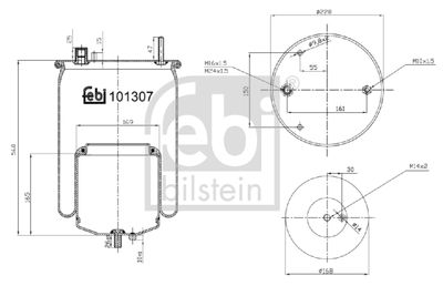 FEBI BILSTEIN Federbalg, Luftfederung