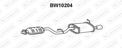 VENEPORTE BW10204 Глушитель выхлопных газов  для BMW Z3 (Бмв З3)