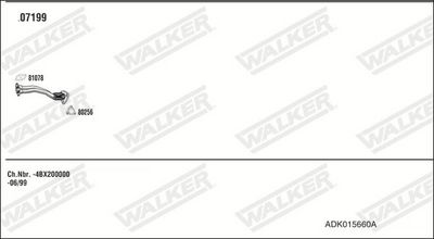 Изпускателна система WALKER ADK015660A