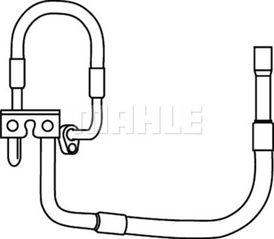 Varibelttrycksledning, klimatanläggning MAHLE AP 78 000P