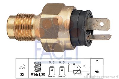 Датчик, температура охлаждающей жидкости FACET 7.3541 для VOLVO 460