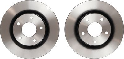 Brake disc Voor Links/Rechts past: NISSAN JUKE, PULSAR, SENTRA VII 1.2/1.5D/1.6 06.10-