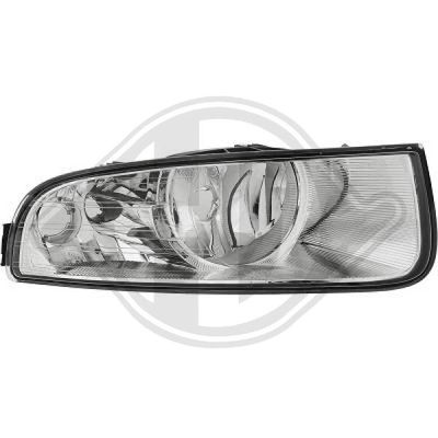 DIEDERICHS 7840088 Противотуманная фара для SKODA SUPERB II универсал (3T5)
