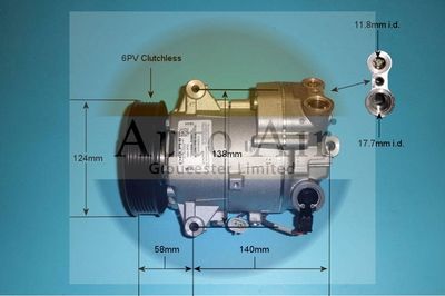 Compressor, air conditioning Auto Air Gloucester 14-9742