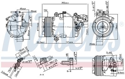 COMPRESOR CLIMATIZARE NISSENS 890071 4