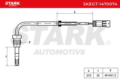 датчик, температура на изгорелите газове STARK SKEGT-1470074