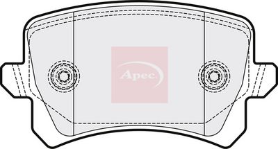 APEC Brake Pad Set, disc brake PAD2190