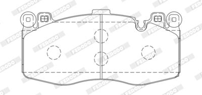 Ferodo Brake Pad Set, disc brake FDB5172