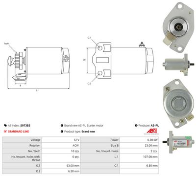 STARTER AS-PL S9738S 4