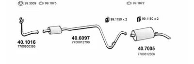 SISTEM DE ESAPAMENT ASSO ART2077