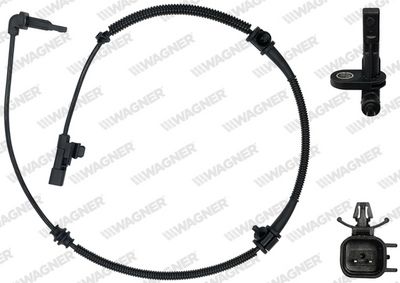 Czujnik, prędkość obrotowa koła WAGNER ABS00541