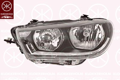 Основная фара KLOKKERHOLM 95190123A1 для VW SCIROCCO