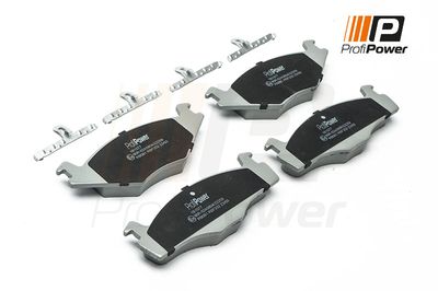 Комплект тормозных колодок, дисковый тормоз ProfiPower 1B1077 для SEAT CORDOBA