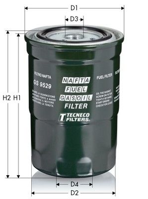 Топливный фильтр TECNECO FILTERS GS9529 для MITSUBISHI PAJERO