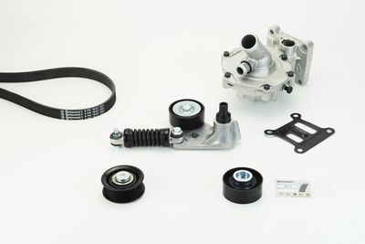 CONTINENTAL CTAM Wasserpumpe + Keilrippenriemensatz