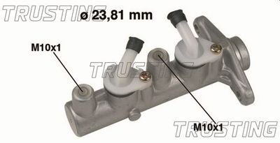 TRUSTING PF259 Ремкомплект тормозного цилиндра для MITSUBISHI COLT IV (CA_A)