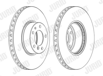 Тормозной диск JURID 561553J для ALPINA B10