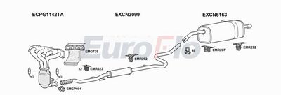 Układ wydechowy EUROFLO CNDS3165001A00