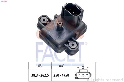 FACET MAP sensor Made in Italy - OE Equivalent (10.3355)