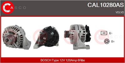 GENERATOR / ALTERNATOR CASCO CAL10280AS