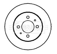 BORG & BECK BBD4201 Тормозные диски для NISSAN SUNNY III Hatchback (N14) 2.0 GTI-R 4x4