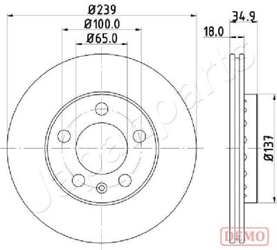 DISC FRANA JAPANPARTS DI0945C