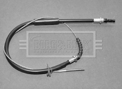 Тросик, cтояночный тормоз BORG & BECK BKB1275 для NISSAN BLUEBIRD
