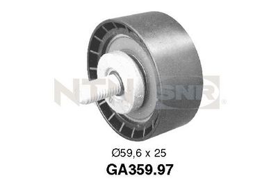 Deflection/Guide Pulley, V-ribbed belt GA359.97