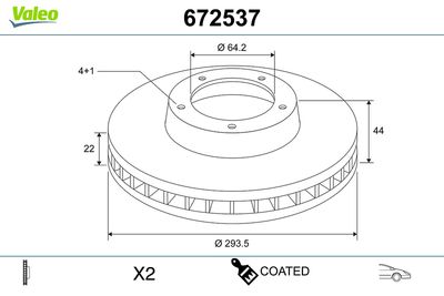 Brake Disc 672537