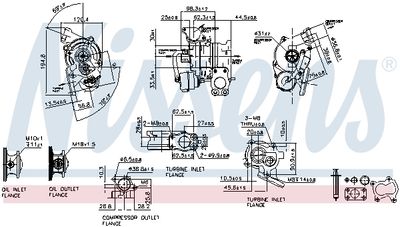 COMPRESOR SISTEM DE SUPRAALIMENTARE NISSENS 93132 5