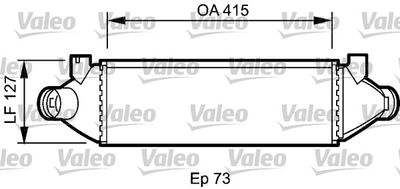 VALEO 818800 Интеркулер  для FORD TRANSIT (Форд Трансит)