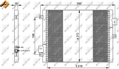 CONDENSATOR CLIMATIZARE NRF 35795 2