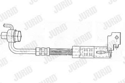 Тормозной шланг JURID 172457J для FORD ESCORT