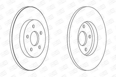 BREMSSCHEIBE CHAMPION 562193CH 1