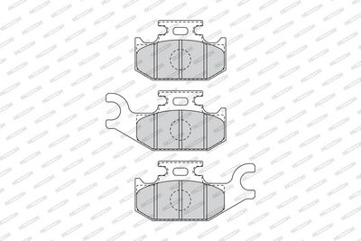 BREMSBELAGSATZ SCHEIBENBREMSE FERODO FDB4614 1